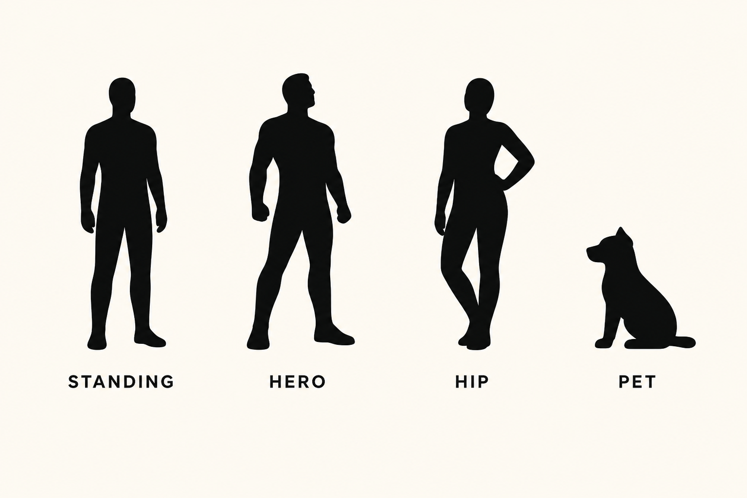 Pose silhouettes